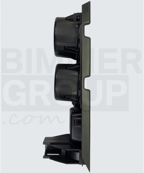 Zwarte bekerhouder voor BMW 3 Serie (E46)