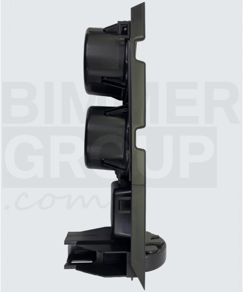 Zwarte bekerhouder voor BMW 3 Serie (E46)