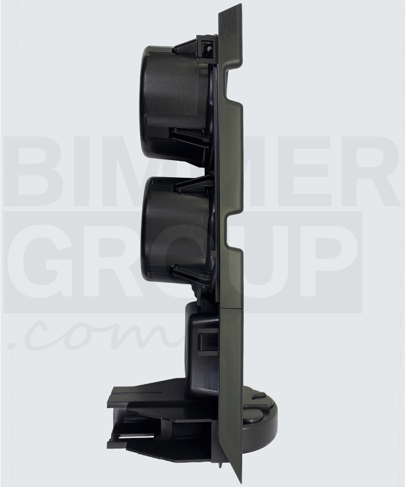 Zwarte bekerhouder voor BMW 3 Serie (E46)