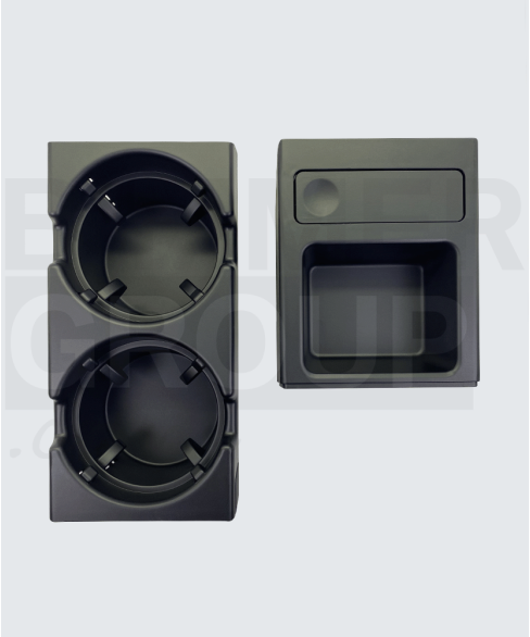 Zwarte bekerhouder voor BMW 3 Serie (E46)