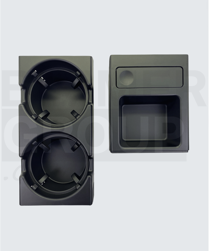 Zwarte bekerhouder voor BMW 3 Serie (E46)