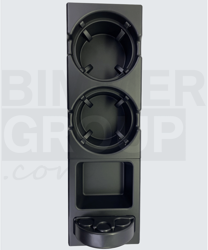 Zwarte bekerhouder voor BMW 3 Serie (E46)