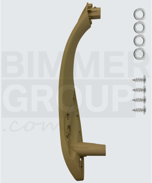 Beige deurgreep passagierszijde voor BMW 3 Serie, 4 Serie, M3, M4 (F30/F31/F32/F33/F34/F36 F80/F82/F83)