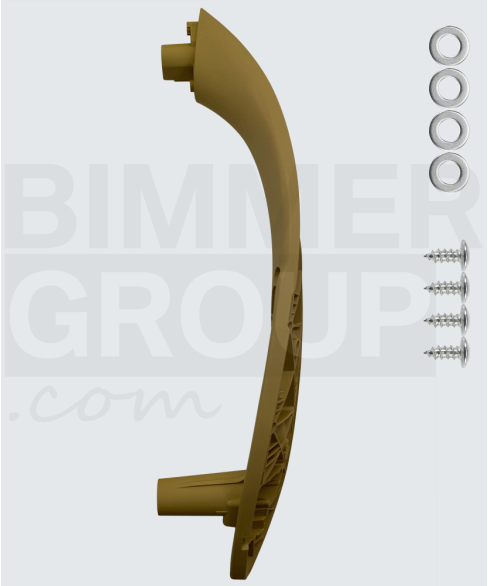 Beige deurgreep passagierszijde voor BMW 3 Serie, 4 Serie, M3, M4 (F30/F31/F32/F33/F34/F36 F80/F82/F83)