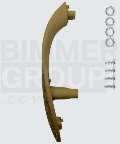 Beige achterlinkse deurgreep voor BMW 3 Serie, 4 Serie, M3, M4 (F30/F31/F34/F36/F80)