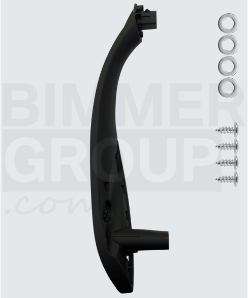 Zwarte deurgreep passagierszijde voor BMW 3 Serie, 4 Serie, M3, M4 (F30/F31/F32/F33/F34/F36 F80/F82/F83)